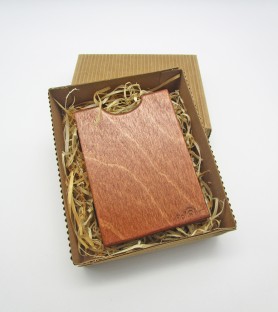 Wallet - card holder in wood