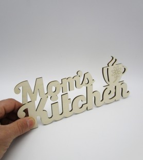 Mom s Kitchen raw lettering